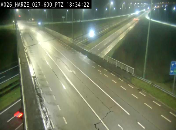 Caméra autoroute Belgique - Sougné-Remouchamps,E25 direction Luxembourg