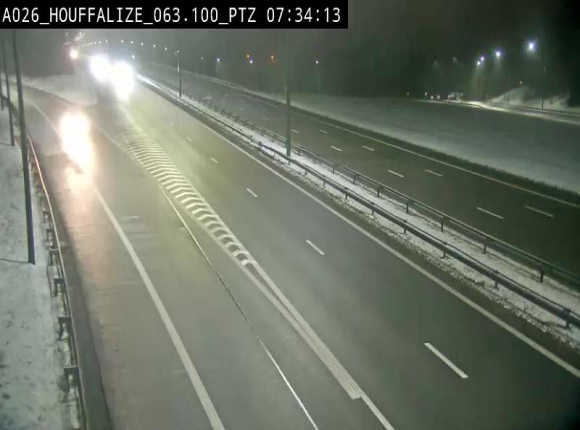 Caméra autoroute Belgique - Houffalize, E25 direction Liège