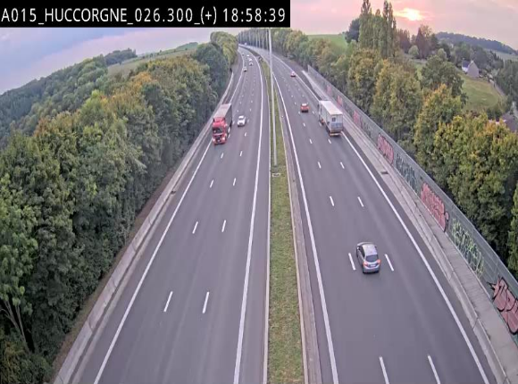 Webcam autoroute Belgique - Viaduc de Huccorgne - E42 