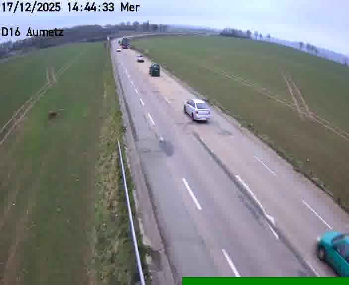 Webcam sur la D16 à Aumetz. Vue orientée vers A30