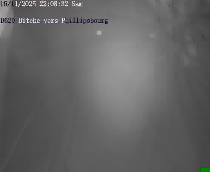 Webcam sur la D620, sur le contournement de Bitche. Vue orientée vers Philippsbourg