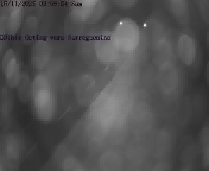 Webcam installée le long de D31bis (France) à Oeting, pointée vers Sarreguemines, utile pour suivre précisément les conditions de trafic.