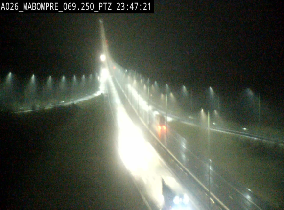 Webcam E25 (A26) à Mabompré. Vue orientée vers Liège