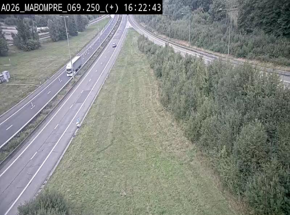 Webcam E25 (A26) à Mabompré. Vue orientée vers le Luxembourg
