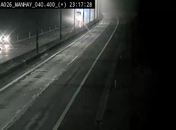 Webcam autoroute A26/E25 à hauteur de Manhay, avant la jonction avec la N651 en direction de Luxembourg - BK 40.4