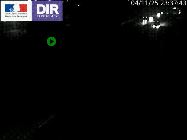 Caméra de circulation à Saint-Priest à la jonction entre l'A43 et l'A46 en direction de Marseille