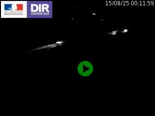 Webcam sur la Nationale 201 à hauteur de la sortie Chambéry-Nord, avant à la jonction entre l'A41 et l'A43, en direction de Lyon