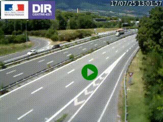Webcam sur la Nationale 201 à hauteur de la sortie Chambéry-Nord, avant à la jonction entre l'A41 et l'A43, en direction de Lyon