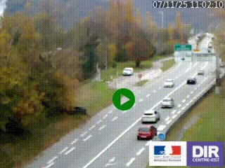 Webcam info trafic à proximité de Vizille sur la N85, au niveau du point de vue du Saut du Moine à Champagnier