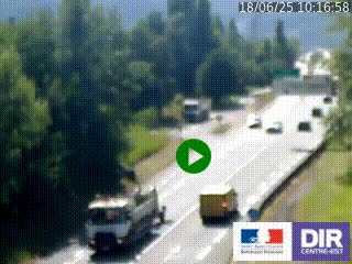 Webcam info trafic à proximité de Vizille sur la N85, au niveau du point de vue du Saut du Moine à Champagnier