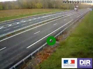 Webcam autoroute sur l'A77 à hauteur de Pouilly-sur-Loire en direction de Nevers