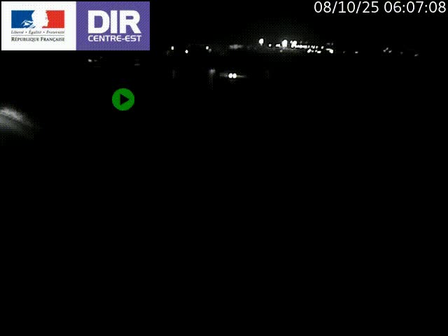 Webcam sur le contournement de Valence, sur la Nationale 7, caméra orientée vers Lyon