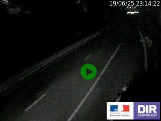 Caméra autoroutière sur l'A47 à hauteur de Givors, a proximité de Lyon. La webcam est orientée vers Lyon