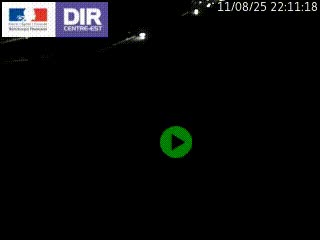 Webcam traffic à Grenoble-sud sur l'autoroute A480. Vue orientée vers l'entrée et la sortie de Grenoble