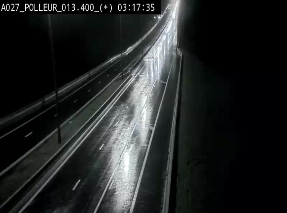 Webcam sur l'A27/E42 à hauteur du Viaduc de Polleur, juste après l'aire de Polleur