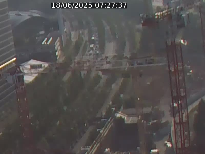 Webcam sur l'avenue John Fitzgerald Kennedy (N51) avec vue orientée vers le Findel