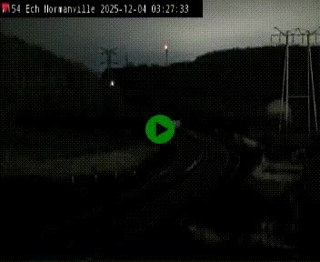 Webcam à hauteur du Leclerc Normanville sur la N154. Vue orientée vers Rouen