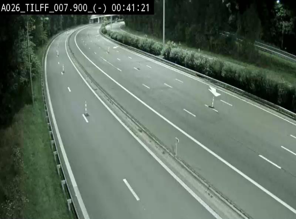 Webcam autoroute A26/E25 à Esneux, en Belgique en direction Luxembourg - BK 7.9