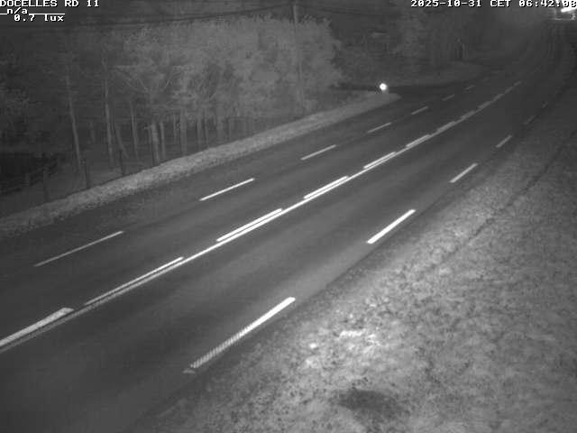 Webcam à 424 mètres d'altitude dans la Tranchée de Docelles dans les Vosges, à proximité d'Epinal sur la route de Gerardmer (D11)