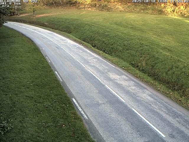 Webcam à Allarmont dans les Vosges, sur la RD392