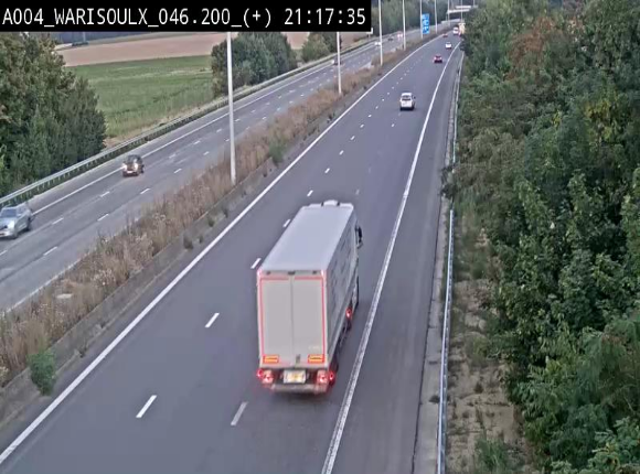 Webcam autoroute Belgique - Warissoulx - E411 - BK 46.2