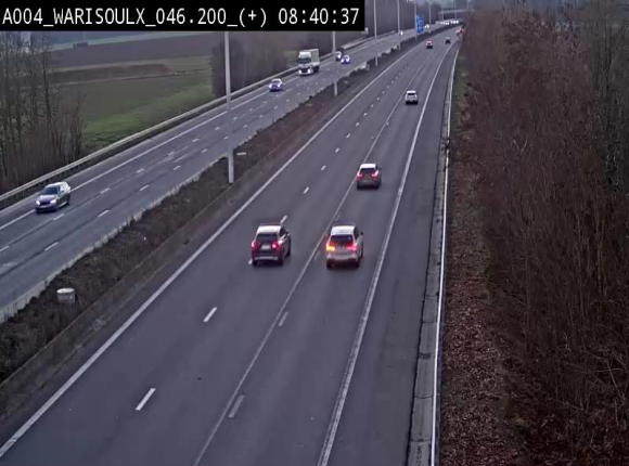 Webcam autoroute Belgique - Warissoulx - E411 - BK 46.2