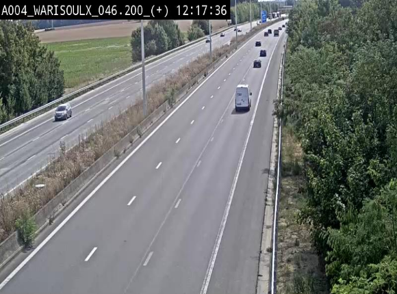 Webcam autoroute Belgique - Warissoulx - E411 - BK 46.2