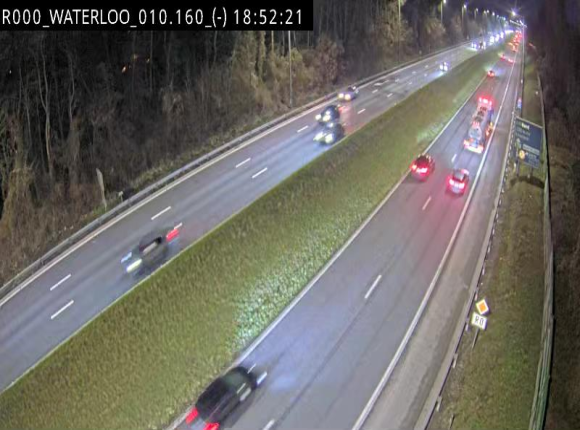 Webcam autoroute Belgique - Waterloo - R0 (ring de Bruxelles) - BK 12.3