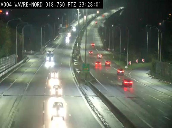 Webcam traffic E411(A4) - BK 18.7 - Bierges (Wavre Nord)