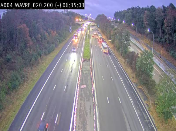 Webcam @ Wavre-sud KP 19.6, A4/E411