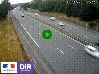 Webcam routière à Saint-Etienne-Terrenoire sur la RN88 avant la jonction entre l'A72 et le Boulevard Périphérique de Saint-Etienne