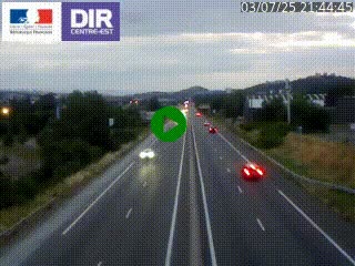 Caméra autoroute à Saint-Etienne (Les Littes) à hauteur du Ikea Saint-Etienne sur l'A72 en direction de Roanne