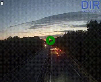 Webcam sur le périphérique de Caen (N814) à l'est de la ville, à Mondeville hauteur de la sortie 2, Presqu'île-Rives de l'Orne, au bout de l'autoroute A13