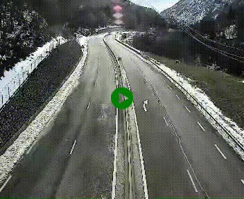 Webcam Porté-Puymorens sur N320, en direction de Pas de la Casa (Andorre)