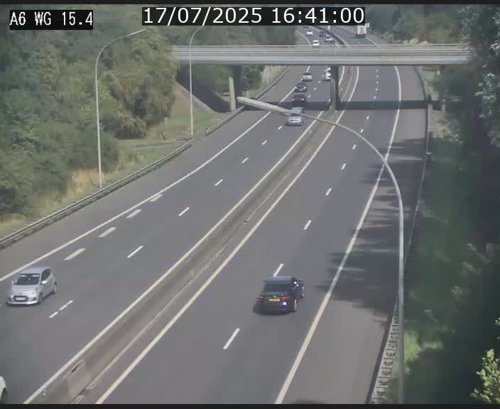 Traffic live webcam Luxembourg Capellen - A6 - BK 15.4 - direction Luxembourg/France/Allemagne