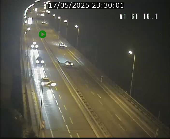 Traffic live webcam Luxembourg Niederanven - A1 direction Allemagne - BK 16.1