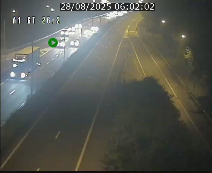 Traffic live webcam Luxembourg Grevenmacher - A1 direction Allemagne - BK 26.2