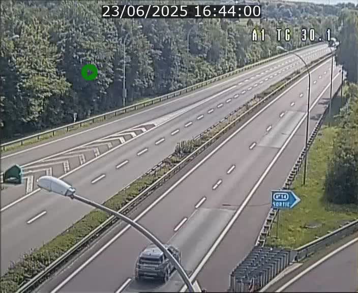 Traffic live webcam Luxembourg Grevenmacher - A1 direction Luxembourg - BK 30.1