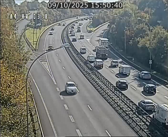 Webcam traffic A4 Luxembourg - BK 3.8 - Leudelange (direction Esch sur Alzette)