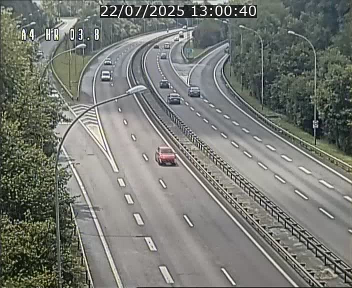 Webcam traffic A4 Luxembourg - BK 3.8 - Leudelange (direction Esch sur Alzette)