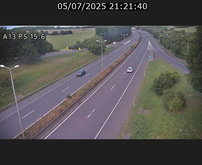 Traffic live webcam Luxembourg Kayl - A13 direction Dudelange - BK 15.6