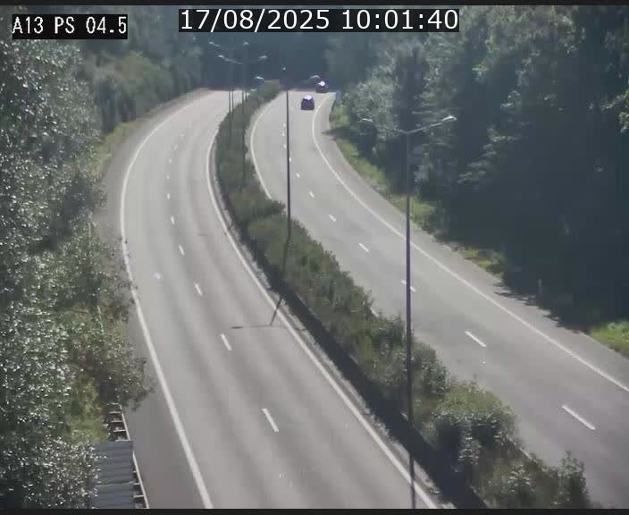 Traffic live webcam Luxembourg Differdange - A13 direction Esch-sur-Alzette - BK 4.5