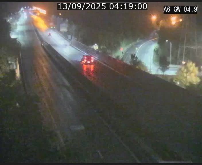 Traffic live webcam Luxembourg Croix de Cessange - A6 - BK 4.9 - direction Belgique