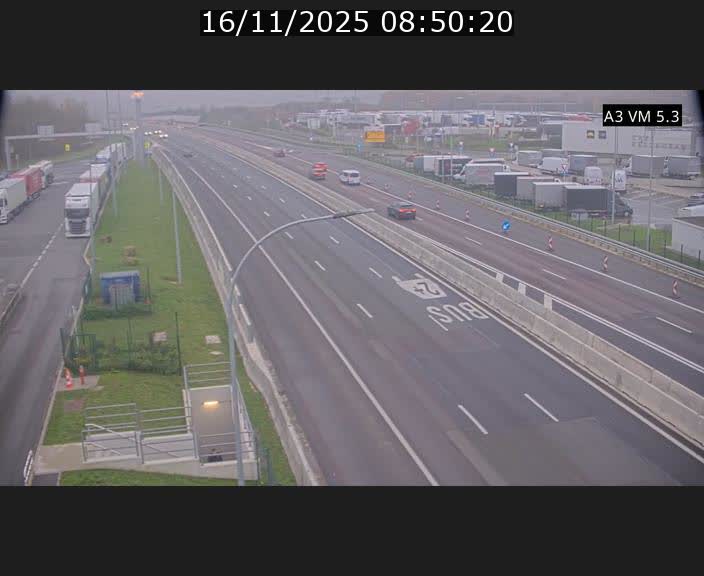 Traffic live webcam Luxembourg Aire de Berchem - A3 - BK 5 - direction France