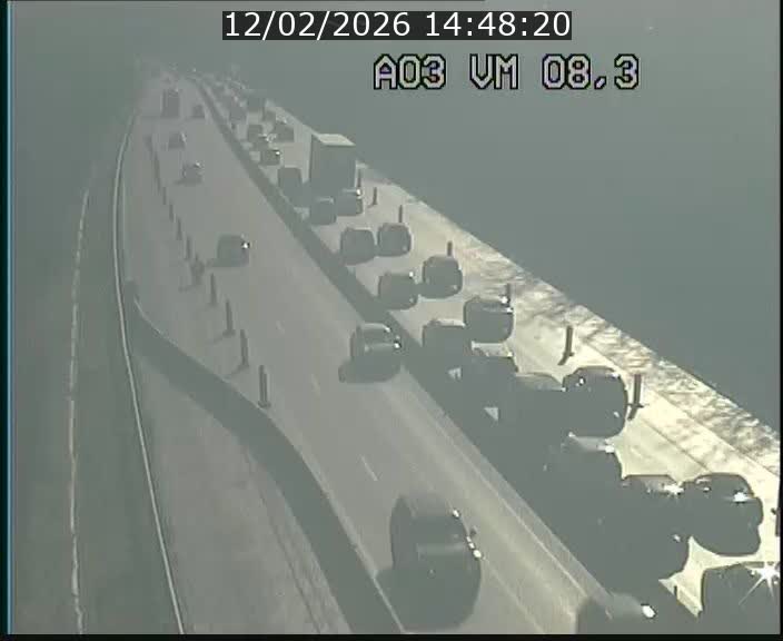 Traffic live webcam Luxembourg Bettembourg - A3 - BK 8.3 - direction France