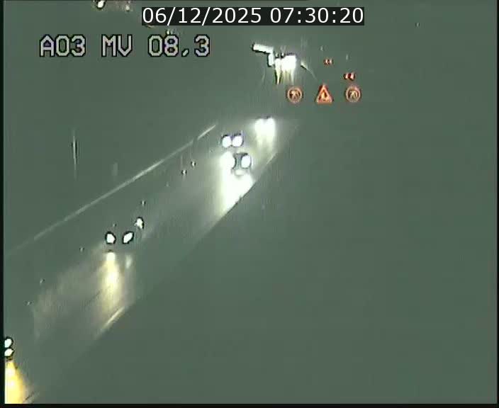 Webcam Autoroute après la Croix de Bettembourg en direction de Luxembourg sur l'A3