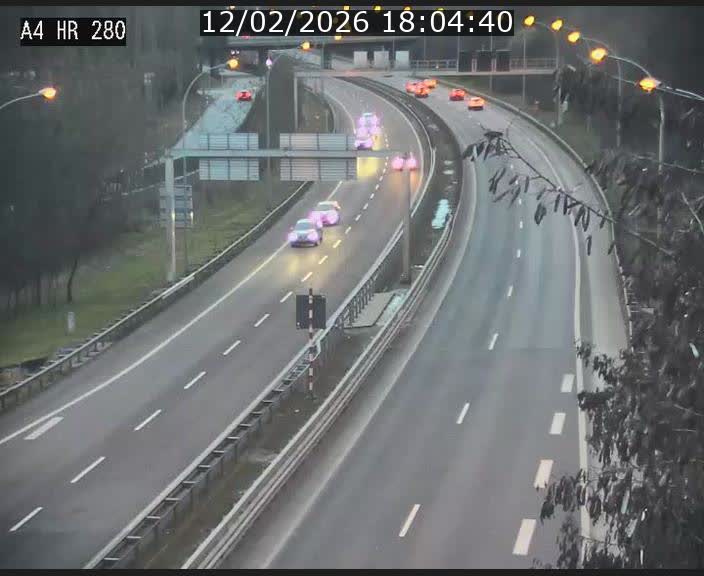 Webcam traffic A4 Luxembourg - BK 0.2 - P+R Bouillon (direction Luxembourg)