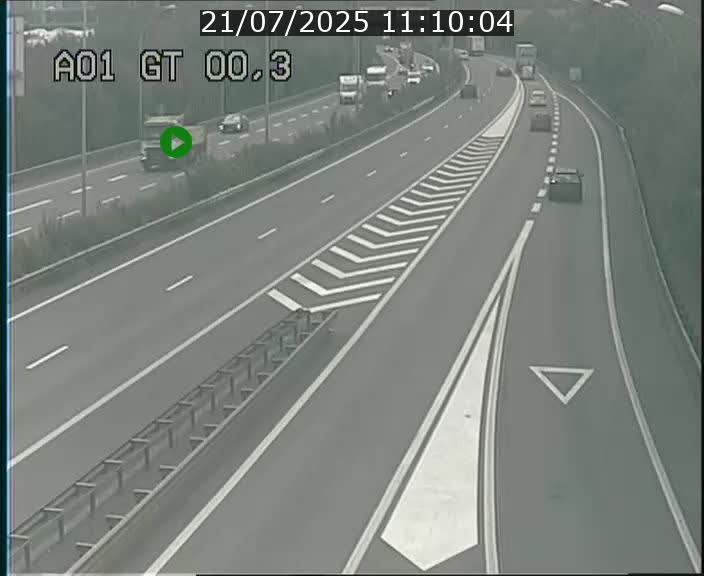 Traffic live webcam Luxembourg Croix de Gasperich - A1 direction Kirchberg - BK 0.3