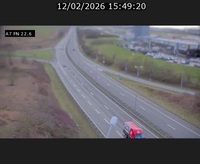 Caméra trafic Luxembourg - A7, Colmar-berg direction Mersch