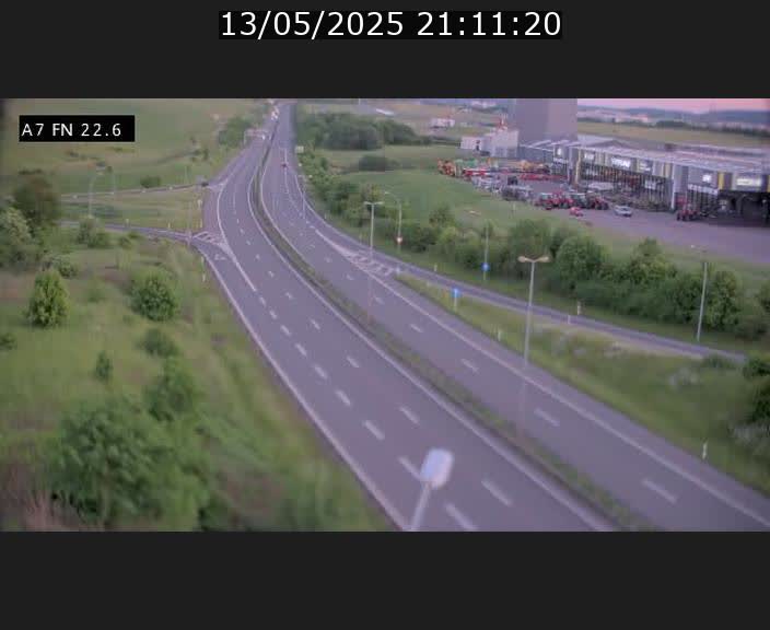 Caméra trafic Luxembourg - A7, Colmar-berg direction Mersch